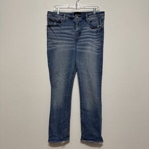 Buckle Black Jeans Women Size 34x32 Faded Blue Fit No. 53 Denim Bootcut - HEMMED